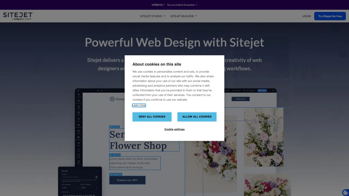 Notre avis sur Sitejet : un logiciel de création de site web (website builder) à découvrir
