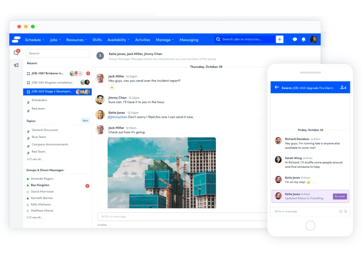 Interface Skedulo: fonctionnalités, prix, alternatives