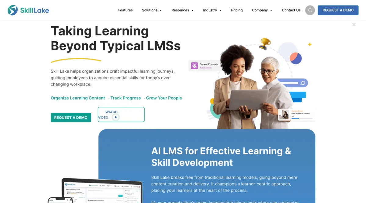 Interface Skill Lake : fonctionnalités, prix, alternatives