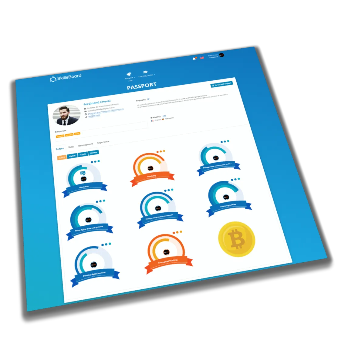 Interface SkillsBoard: fonctionnalités, prix, alternatives