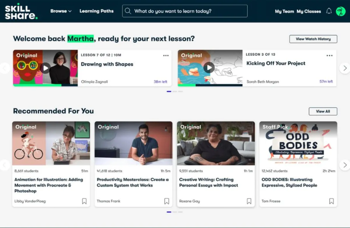 Notre avis sur Skillshare : un logiciel de formation à découvrir