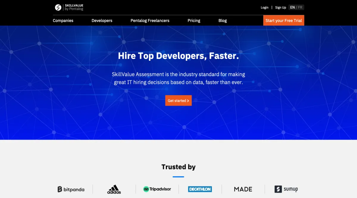 Interface SkillValue : fonctionnalités, prix, alternatives