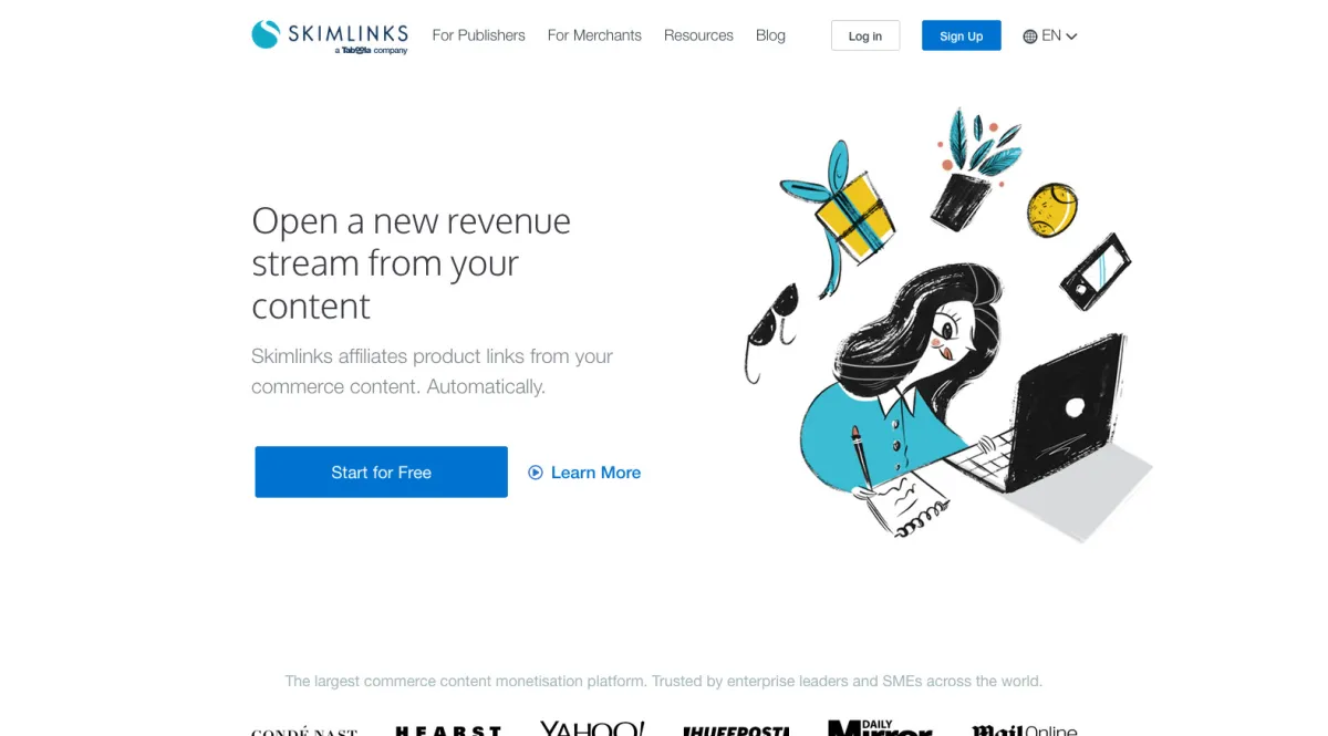 Interface SkimLinks : fonctionnalités, prix, alternatives
