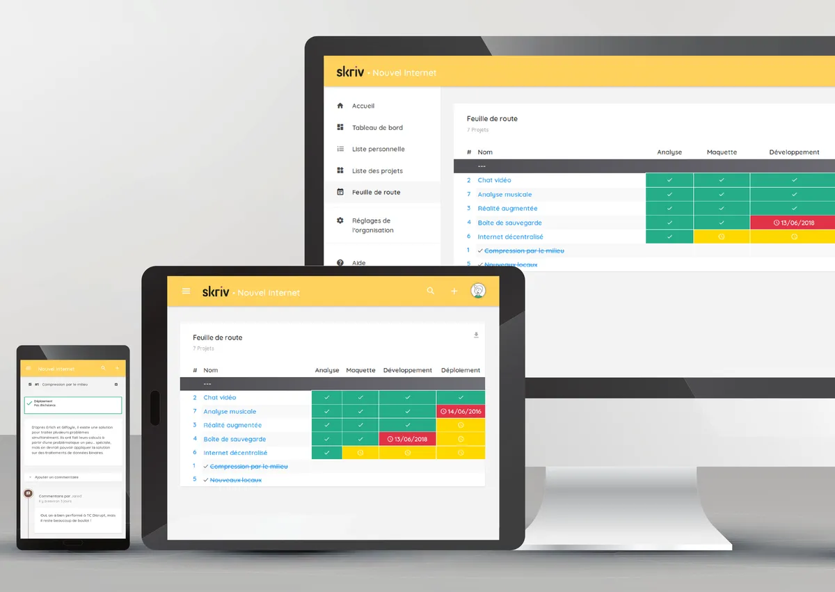 Notre avis sur SKRIV : un logiciel de gestion de projet à découvrir