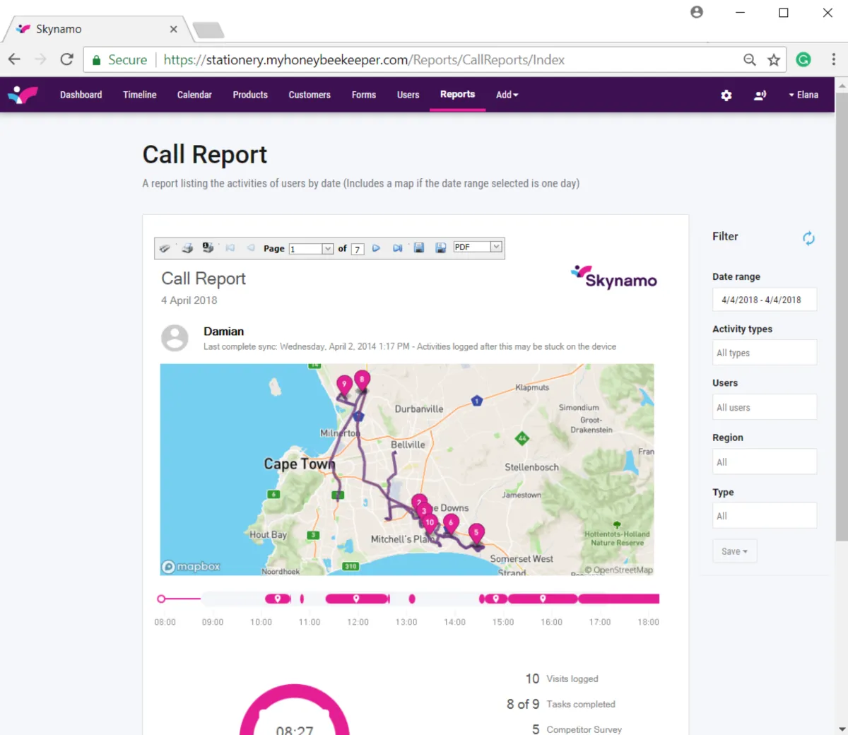 Interface Skynamo: fonctionnalités, prix, alternatives
