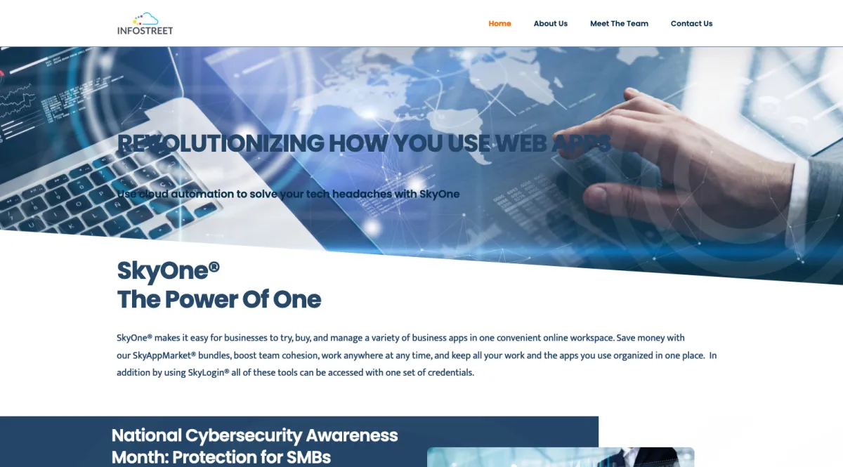 Interface Skyone : image, ergonomie, alternatives