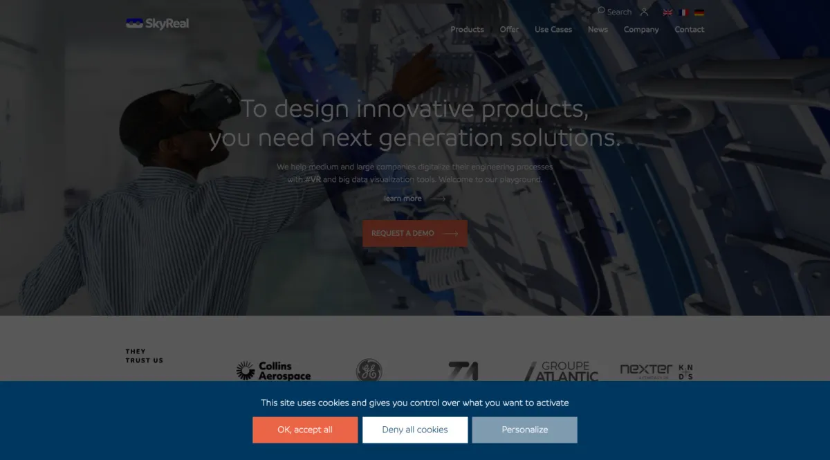 Interface SKYREAL : fonctionnalités, prix, alternatives