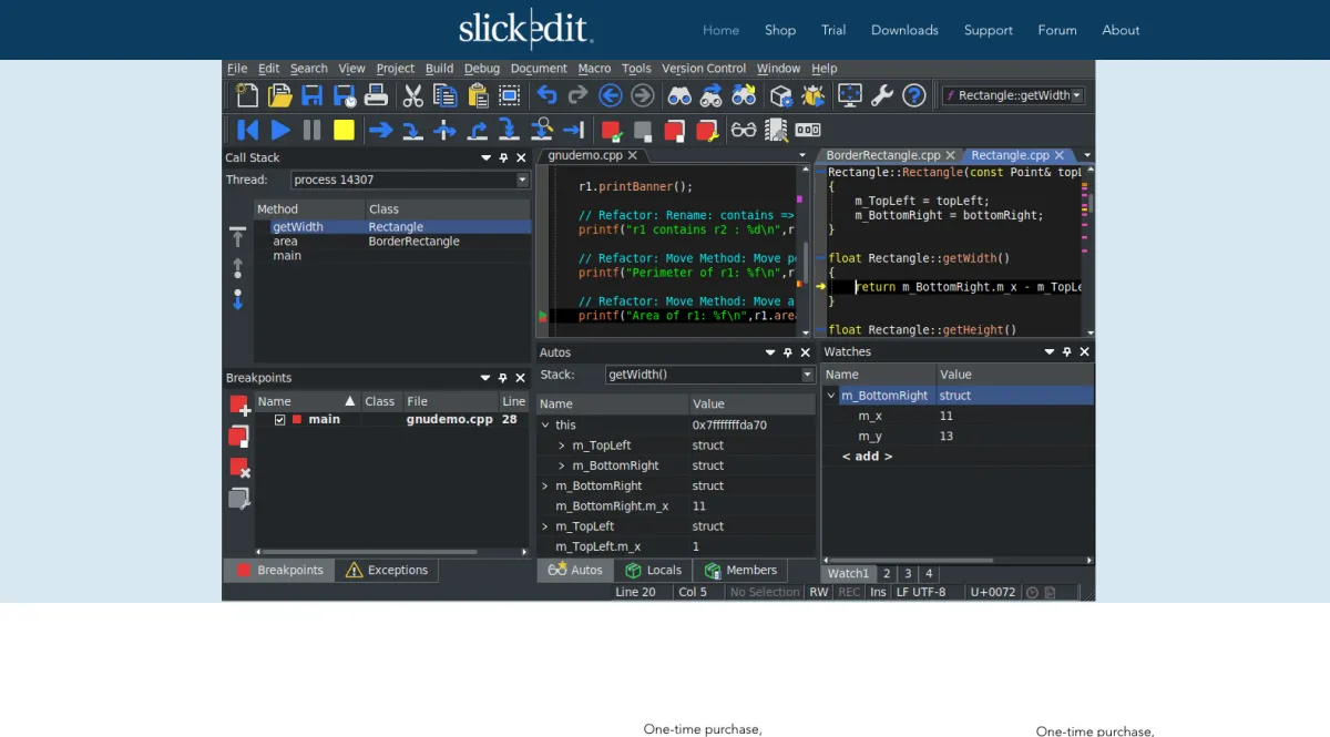 Interface SlickEdit : image, ergonomie, alternatives Interface SlickEdit : image, ergonomie, alternatives