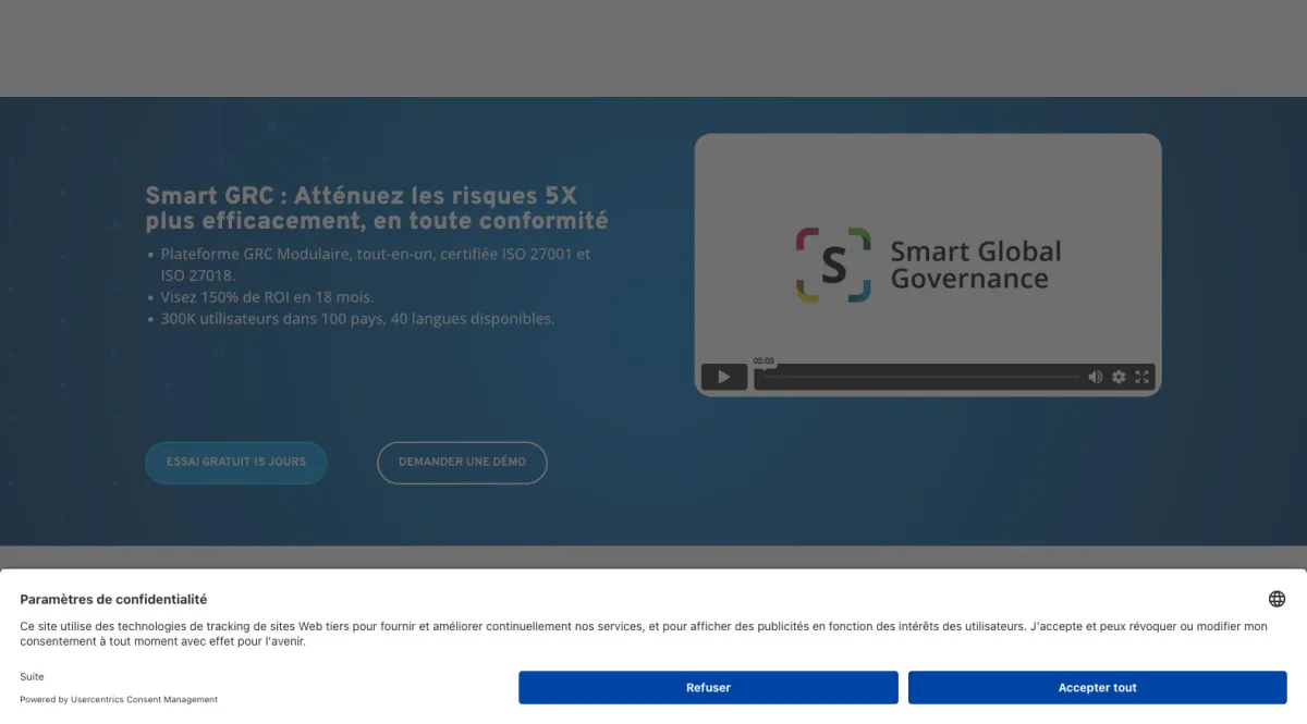 Interface Smart Global Governance : fonctionnalités, prix, alternatives Interface Smart Global Governance : fonctionnalités, prix, alternatives