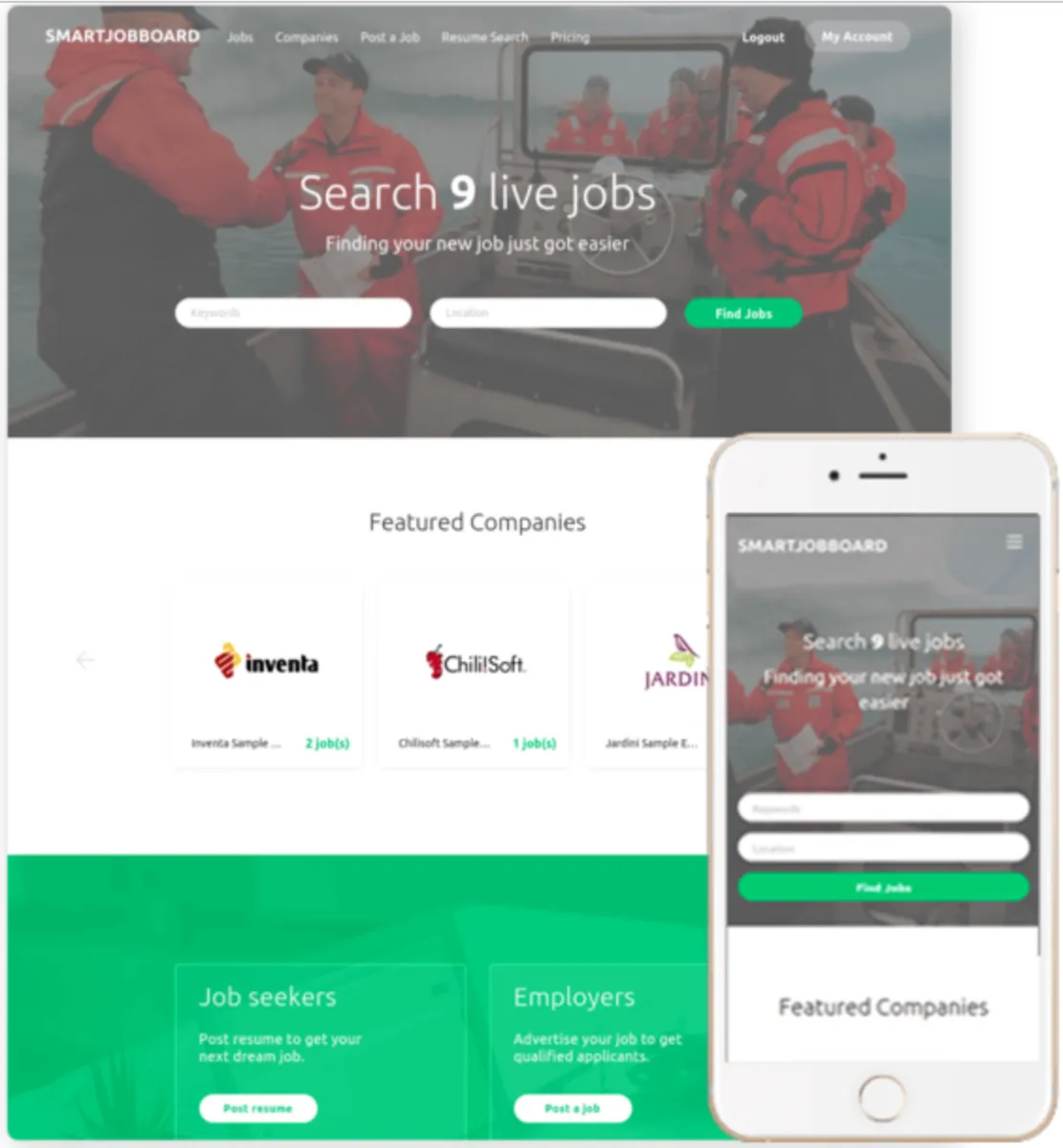 Interface Smart Job Board: fonctionnalités, prix, alternatives