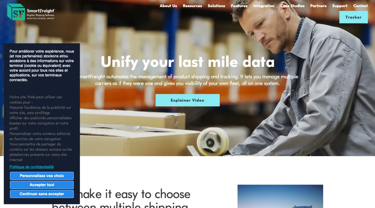 Notre avis sur SmartFreight : un logiciel supply chain (SCM: gestion de la chaine logistique) à découvrir