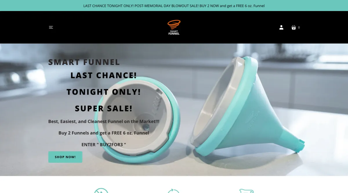 Interface SmartFunnel : image, ergonomie, alternatives