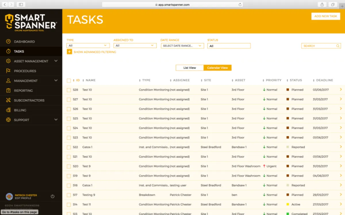 Notre avis sur Smartspanner : un logiciel GMAO / CMMS / maintenance préventive à découvrir