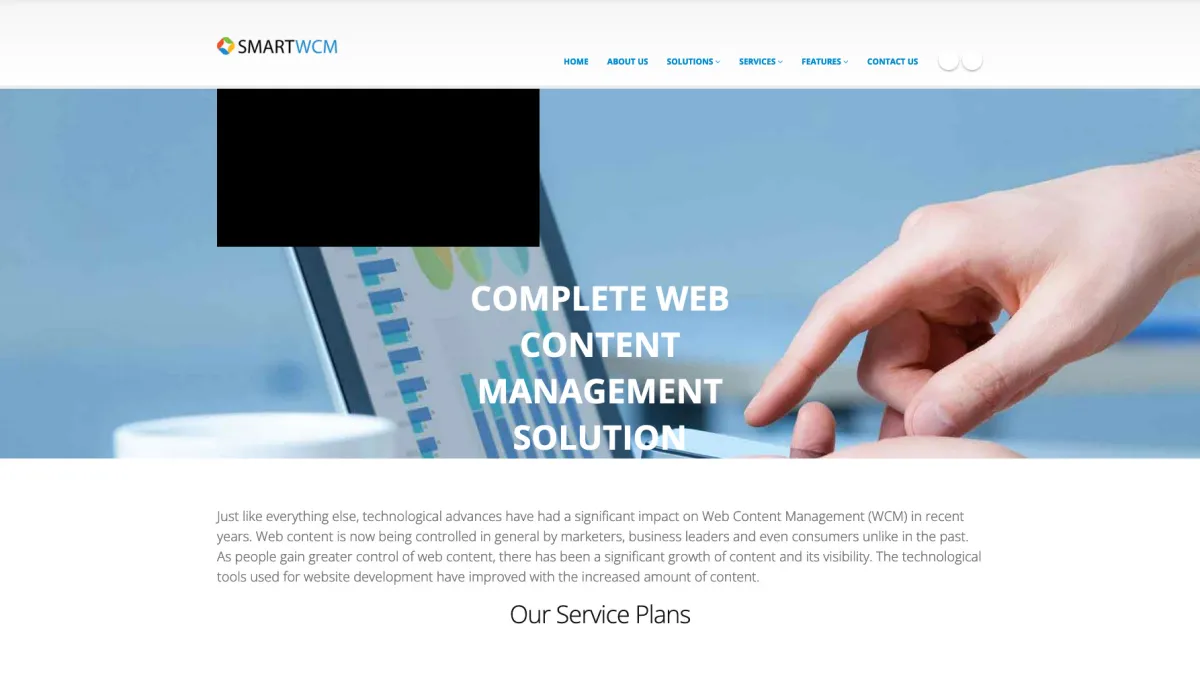Interface SmartWCM : image, ergonomie, alternatives