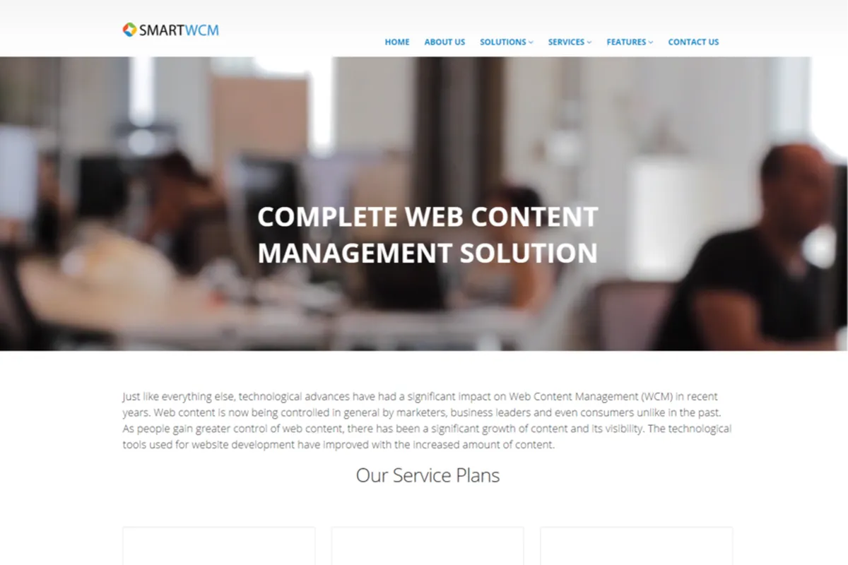 SmartWCM: avis sur le logiciel CMS: fonctionnalités, avantages, inconvénients et tarifs