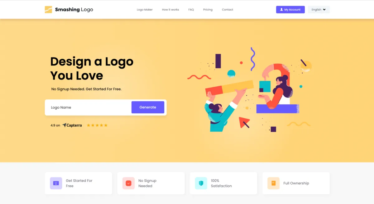 SMASHINGLOGO: avis sur le logiciel de graphisme: fonctionnalités, avantages, inconvénients et tarifs