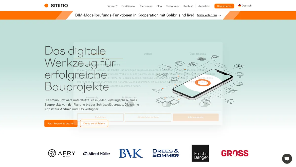 Interface smino : fonctionnalités, prix, alternatives