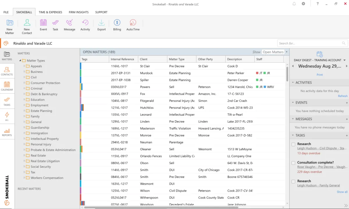 Notre avis sur Smokeball : un logiciel pour avocat à découvrir Notre avis sur Smokeball : un logiciel pour avocat à découvrir