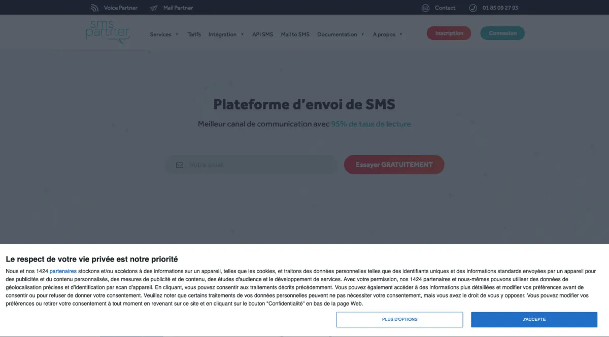 Interface SMS Partner : fonctionnalités, prix, alternatives Interface SMS Partner : fonctionnalités, prix, alternatives