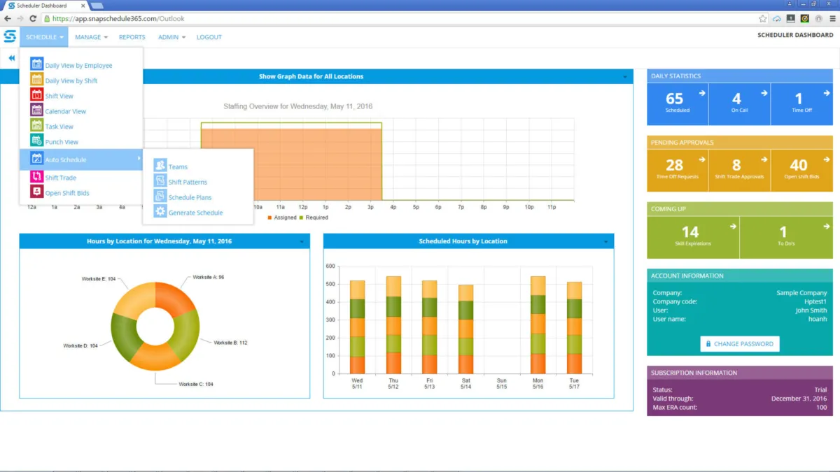 Snap Schedule: avis sur le logiciel de gestion du personnel: fonctionnalités, avantages, inconvénients et tarifs Snap Schedule: avis sur le logiciel de gestion du personnel: fonctionnalités, avantages, inconvénients et tarifs