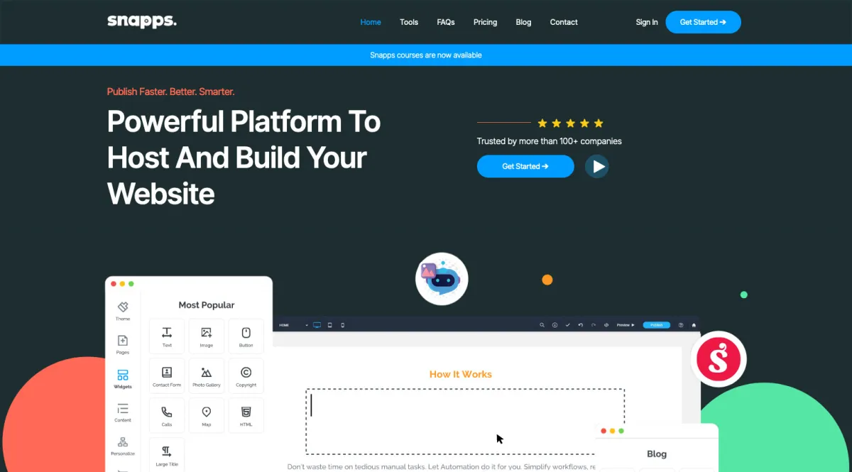 Notre avis sur Snapps : un logiciel de création de site web (website builder) à découvrir
