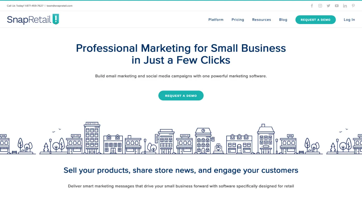 Interface SnapRetail : fonctionnalités, prix, alternatives