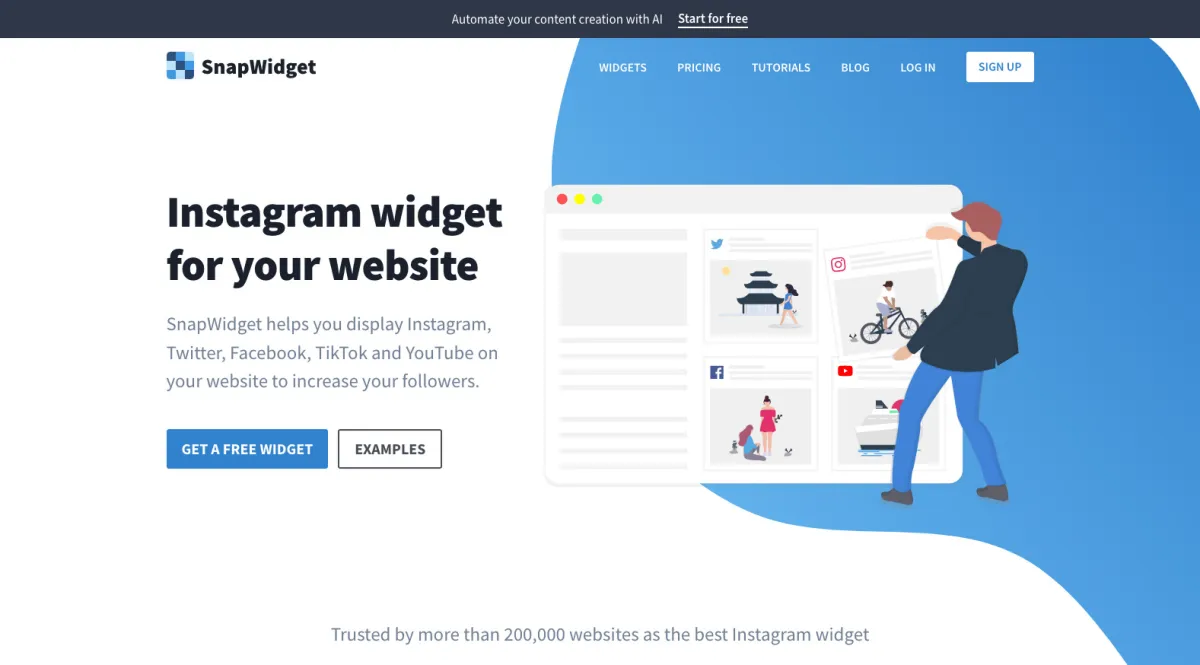 Interface SnapWidget : fonctionnalités, prix, alternatives Interface SnapWidget : fonctionnalités, prix, alternatives