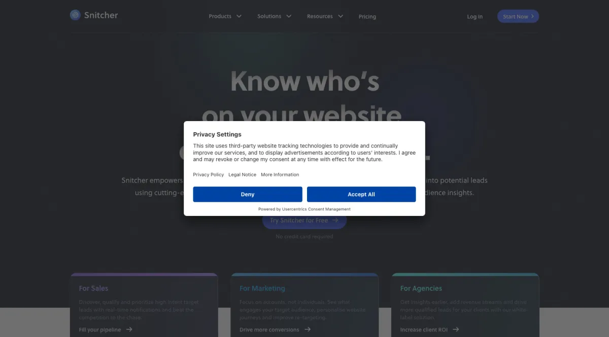 Interface Snitcher : fonctionnalités, prix, alternatives