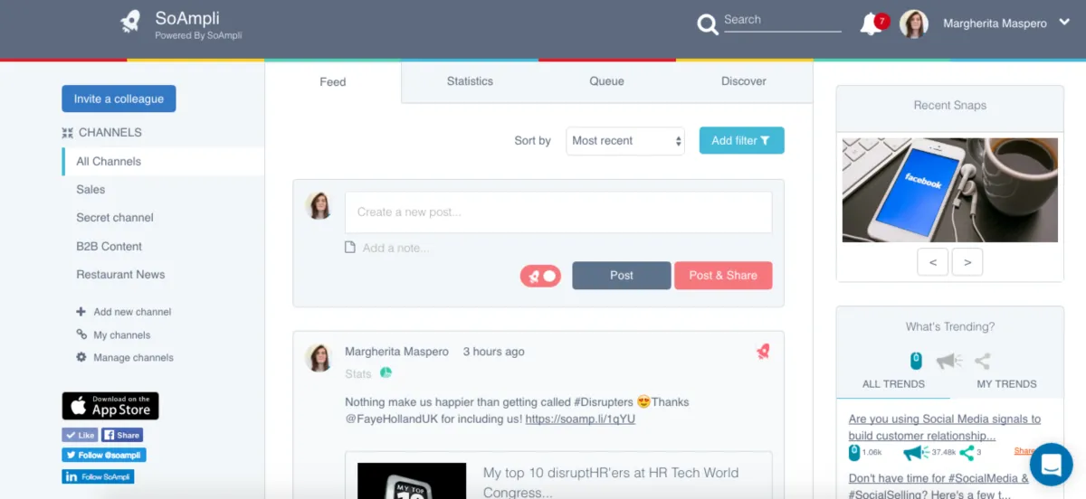 Notre avis sur SoAmpli : un logiciel d'activation des ventes (sales enablement) à découvrir
