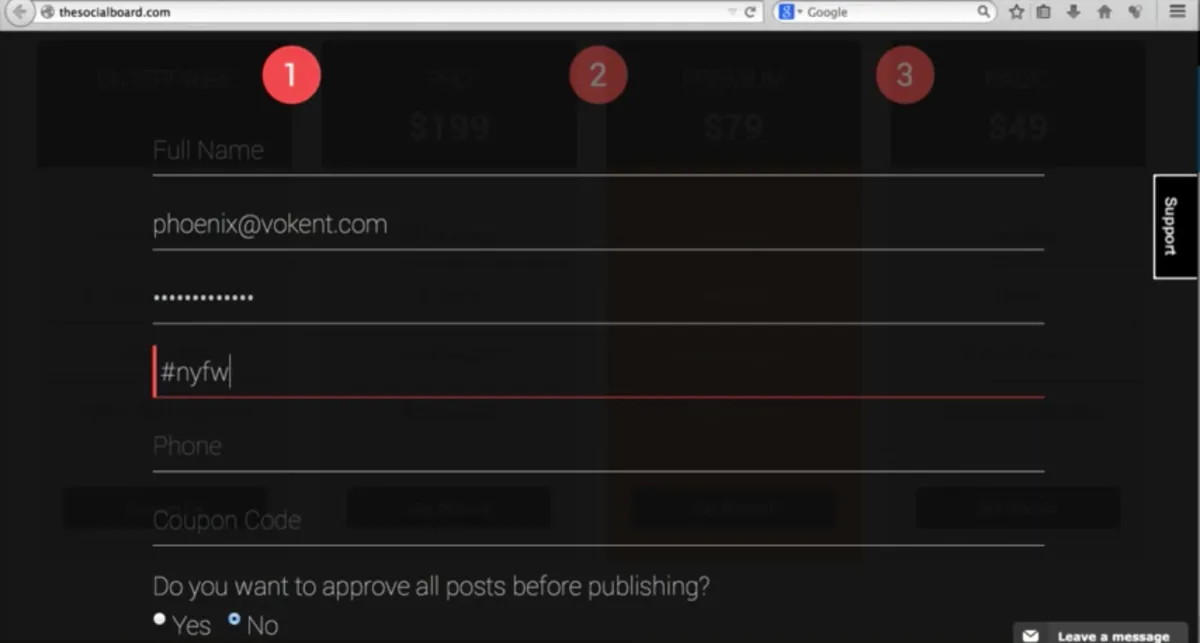 Interface Social Board: fonctionnalités, prix, alternatives