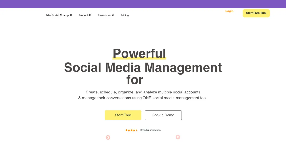 Interface Social Champ : fonctionnalités, prix, alternatives