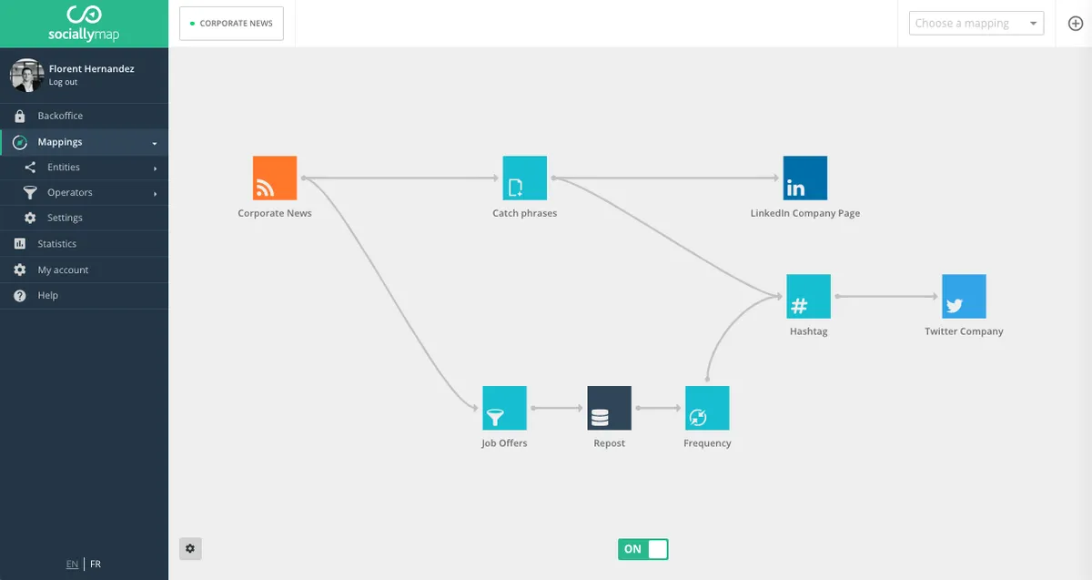 Notre avis sur Sociallymap : un logiciel d'analyse des réseaux sociaux (social media analytics) à découvrir