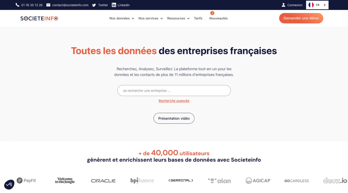 Interface SociétéInfo : fonctionnalités, prix, alternatives Interface SociétéInfo : fonctionnalités, prix, alternatives