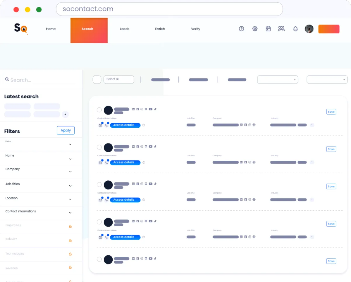 Notre avis sur SoContact : un logiciel de génération de leads (lead generation) à découvrir