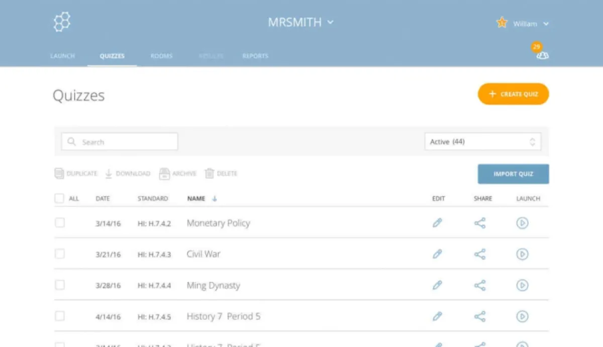 Interface Socrative: image, ergonomie, alternatives Interface Socrative: image, ergonomie, alternatives
