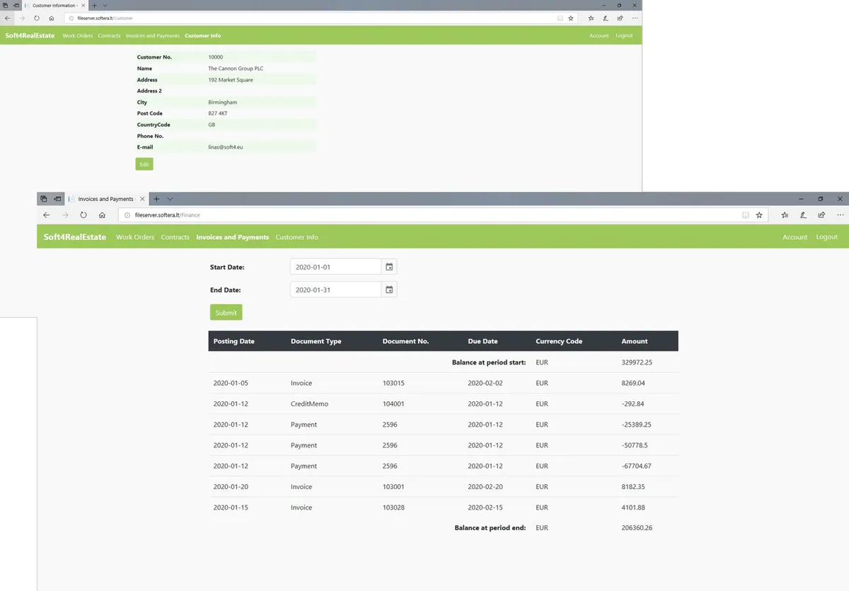 Interface Soft4RealEstate: fonctionnalités, prix, alternatives