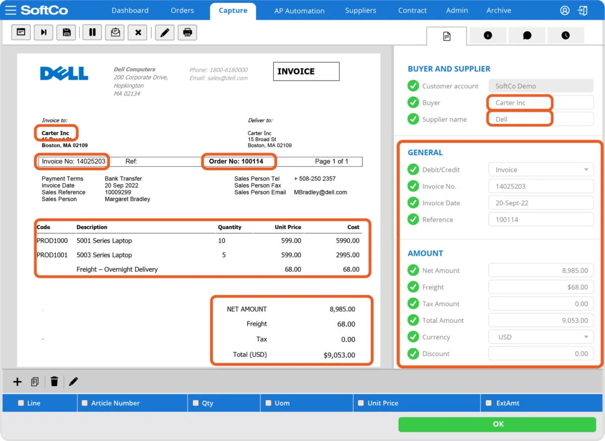 Notre avis sur SoftCo Procure-to-Pay : un logiciel d'approvisionnement (procurement) à découvrir