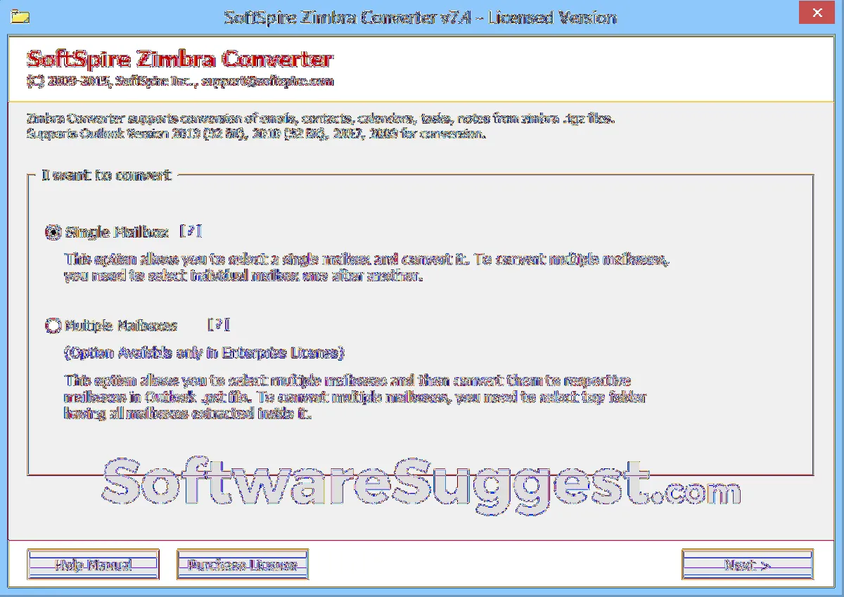 SoftSpire Zimbra Converter: avis sur le logiciel ITSM (gestion des services informatiques): fonctionnalités, avantages, inconvénients et tarifs SoftSpire Zimbra Converter: avis sur le logiciel ITSM (gestion des services informatiques): fonctionnalités, avantages, inconvénients et tarifs