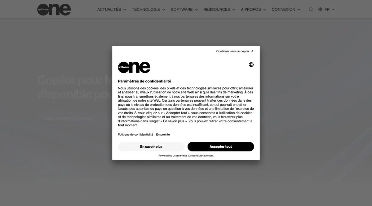 Interface SoftwareONE : fonctionnalités, prix, alternatives Interface SoftwareONE : fonctionnalités, prix, alternatives