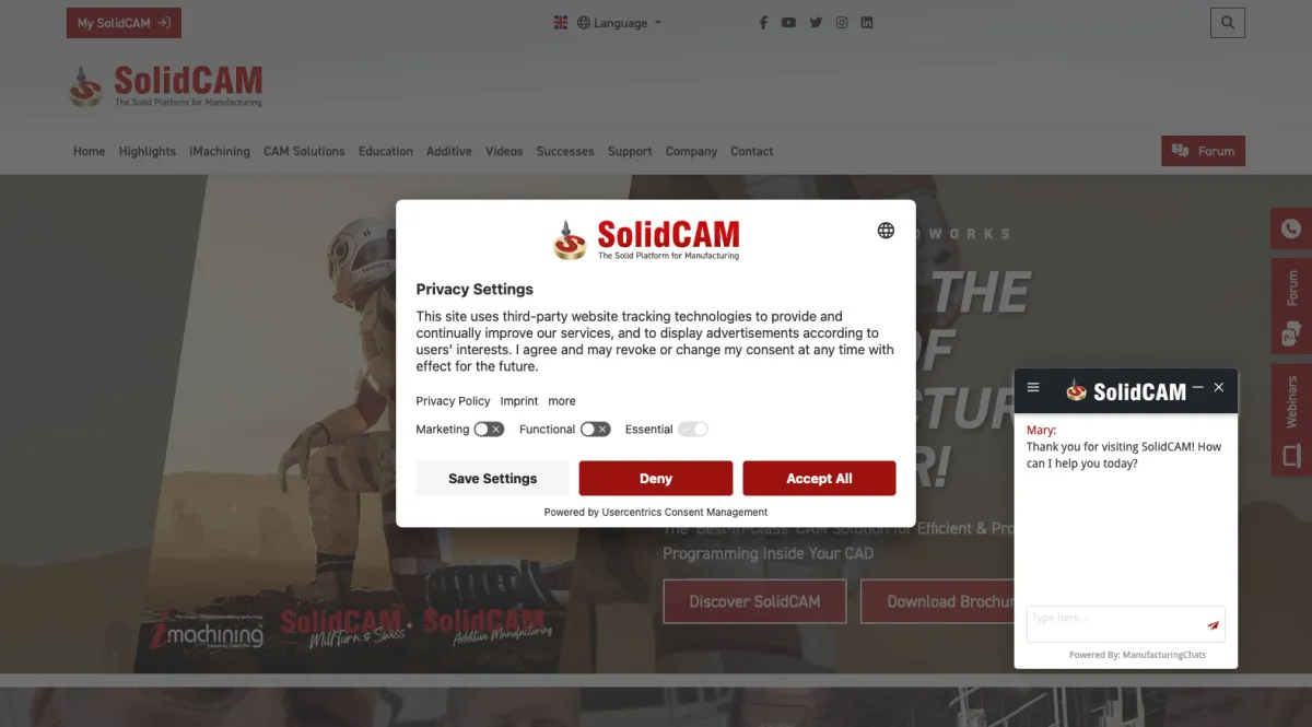 Interface SolidCAM : image, ergonomie, alternatives