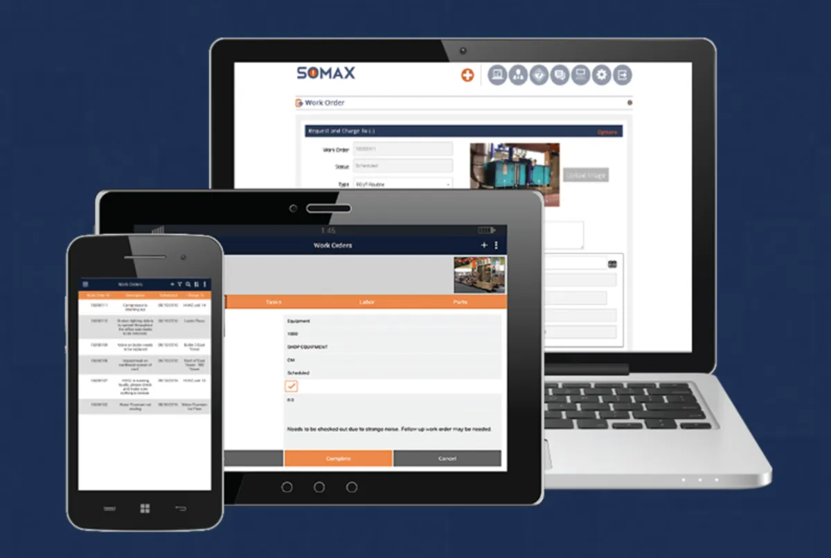 Interface SOMAX EAM: fonctionnalités, prix, alternatives
