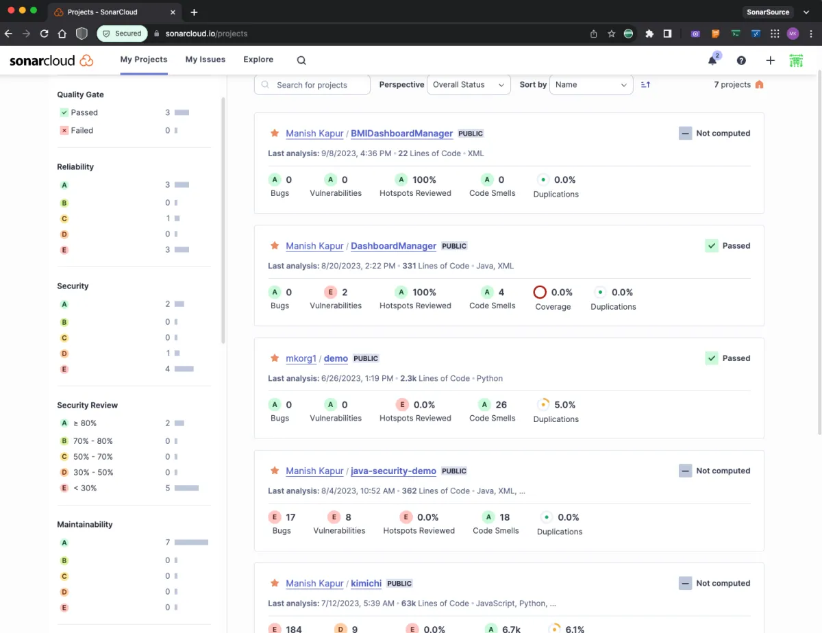 Notre avis sur SonarCloud : un logiciel d'intégration continue à découvrir Notre avis sur SonarCloud : un logiciel d'intégration continue à découvrir