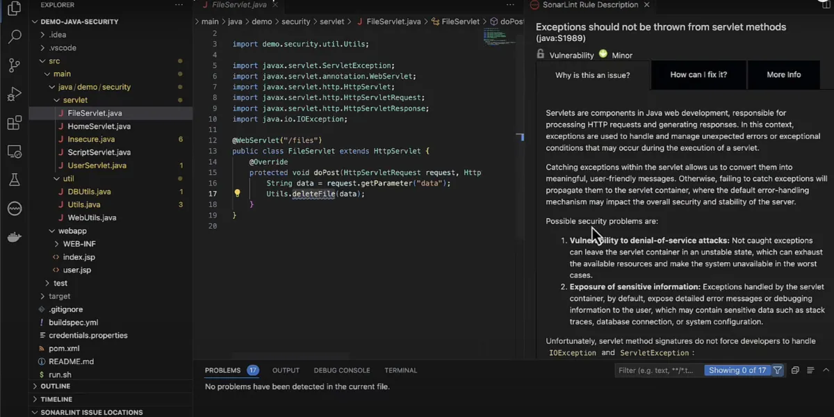Notre avis sur SonarLint : un logiciel de test de sécurité des applications statiques (SAST) à découvrir