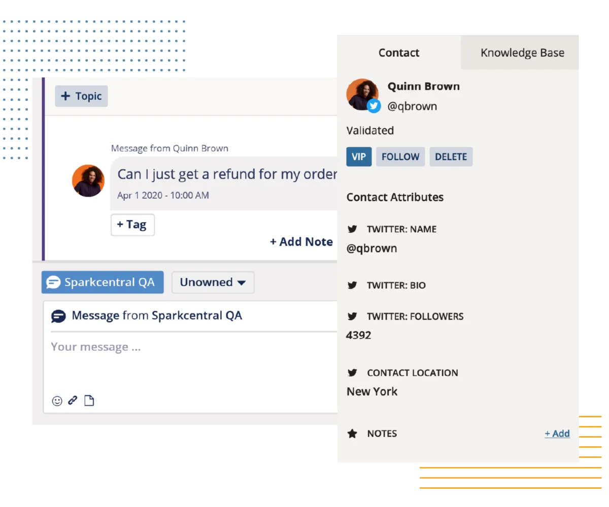 Interface Sparkcentral: fonctionnalités, prix, alternatives