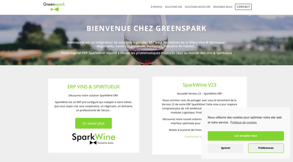 SparkWine ERP: avis sur le logiciel ERP: fonctionnalités, avantages, inconvénients et tarifs SparkWine ERP: avis sur le logiciel ERP: fonctionnalités, avantages, inconvénients et tarifs