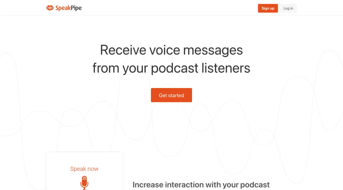 Interface SpeakPipe : fonctionnalités, prix, alternatives Interface SpeakPipe : fonctionnalités, prix, alternatives