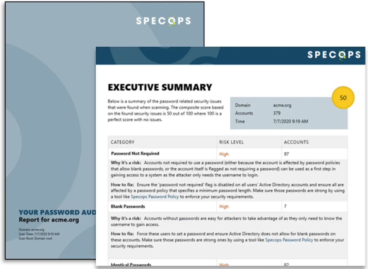 Specops Password Auditor: avis sur le logiciel de cybersécurité: fonctionnalités, avantages, inconvénients et tarifs Specops Password Auditor: avis sur le logiciel de cybersécurité: fonctionnalités, avantages, inconvénients et tarifs