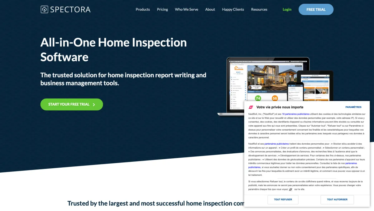 Interface Spectora : fonctionnalités, prix, alternatives