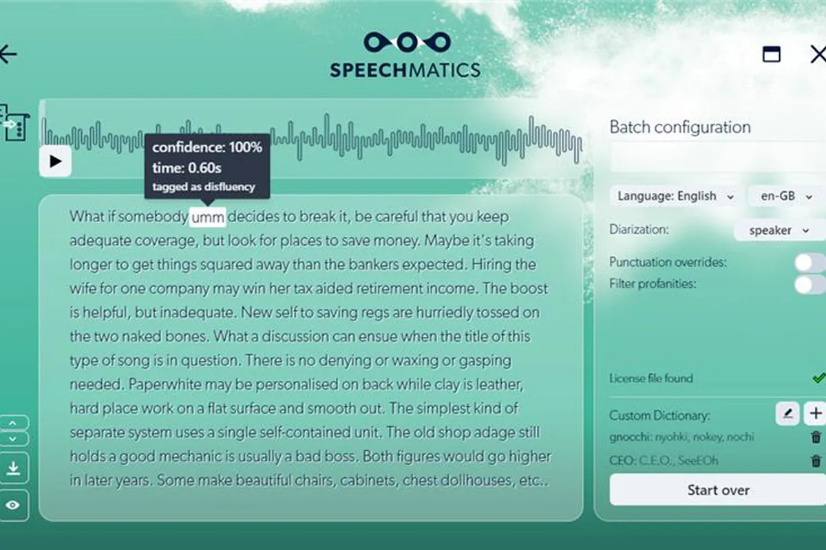 Notre avis sur Speechmatics : un logiciel de reconnaissance vocale à découvrir