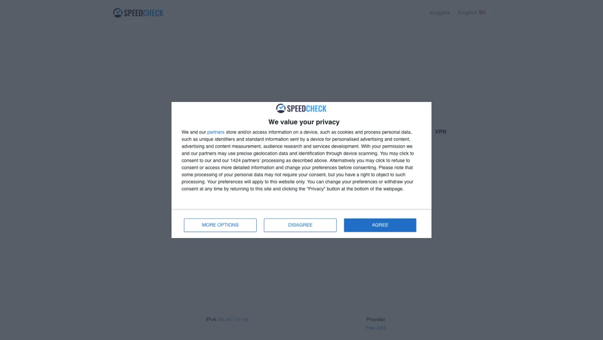 Interface Speedcheck : fonctionnalités, prix, alternatives